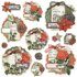 Набор украшений Chipboard Clusters коллекция  Simple Vintage Rustic Christmas от Simple Stories