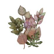 Бумажные цветы Mulberry Paper Flowers Autumn Foilage коллекция Hello Pink Autumn от Prima Marketing