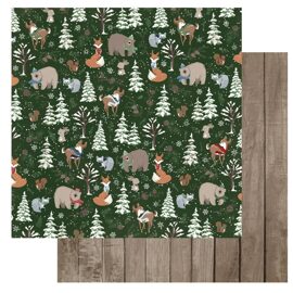 Лист бумаги Gathering коллекция Winter Memoriesот PhotoPlayPaper