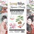 1/4 Набора бумаги с элементами для вырезания 15*15 коллекция Japanese Beauty от Scrapboys