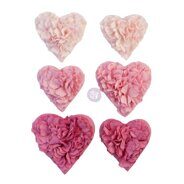 Бумажные цветы Mulberry Paper Flowers All The Hearts коллекция With Love от Prima Marketing