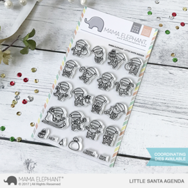 Набор штампов LITTLE SANTA AGENDA от Mama Elephant